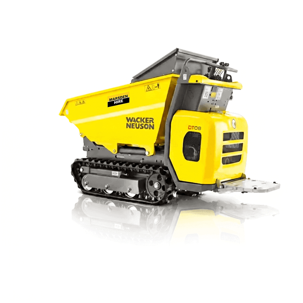 Wacker Neuson DT08 Mini Dumper for hire at Marsden Hire.